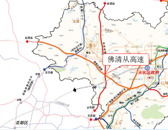 佛清从高速公路规划图